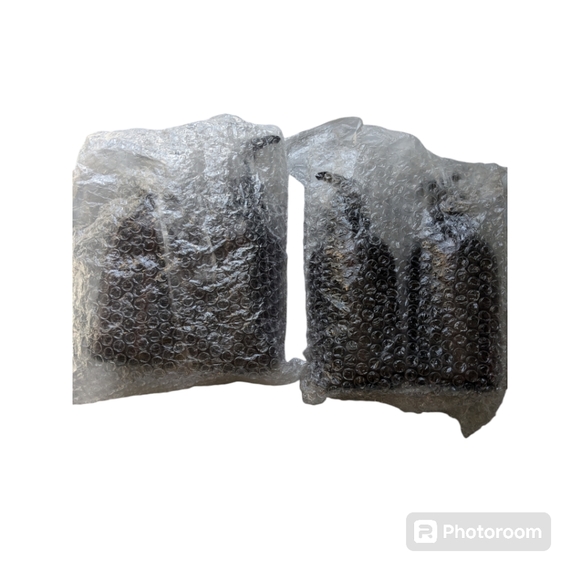 Set of 4 Press Dispenser Bottles. Refillable. Plastic. Brown. NWT - Picture 7 of 9